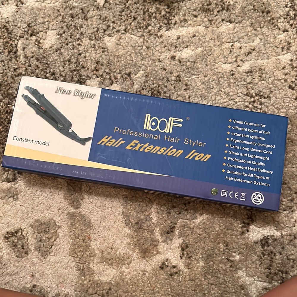 BRAND NEW 100F Professional Hair Extension Iron